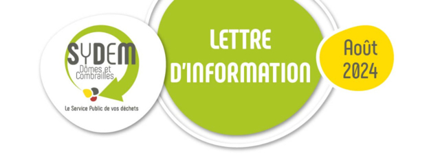 Sydem Dômes et Combrailles - Lettre d'information - Février 2024